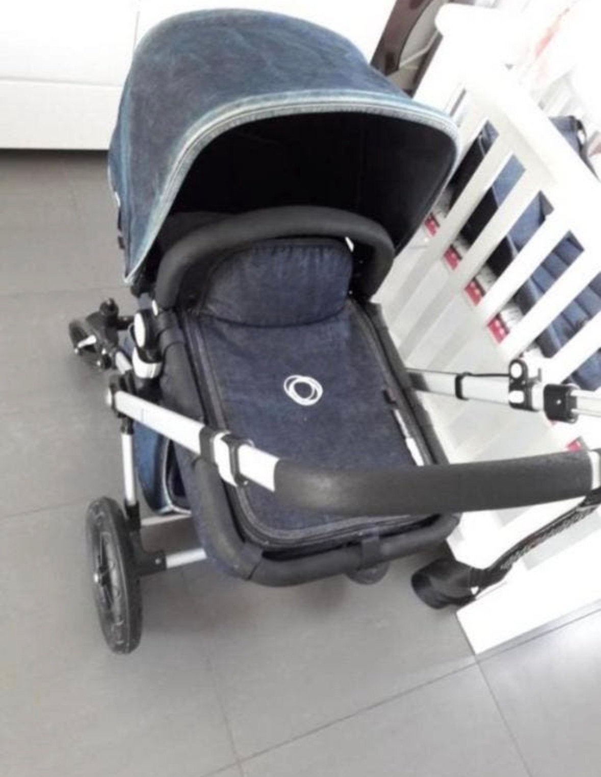 Bugaboo kinderwagen in jeans uitvoering, Ophalen, Gebruikt, Bugaboo, Combiwagen
