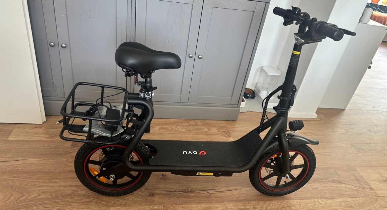 DYU C4 opvouwbare elektrische step, Ophalen, Nieuw, 30 tot 50 km per accu
