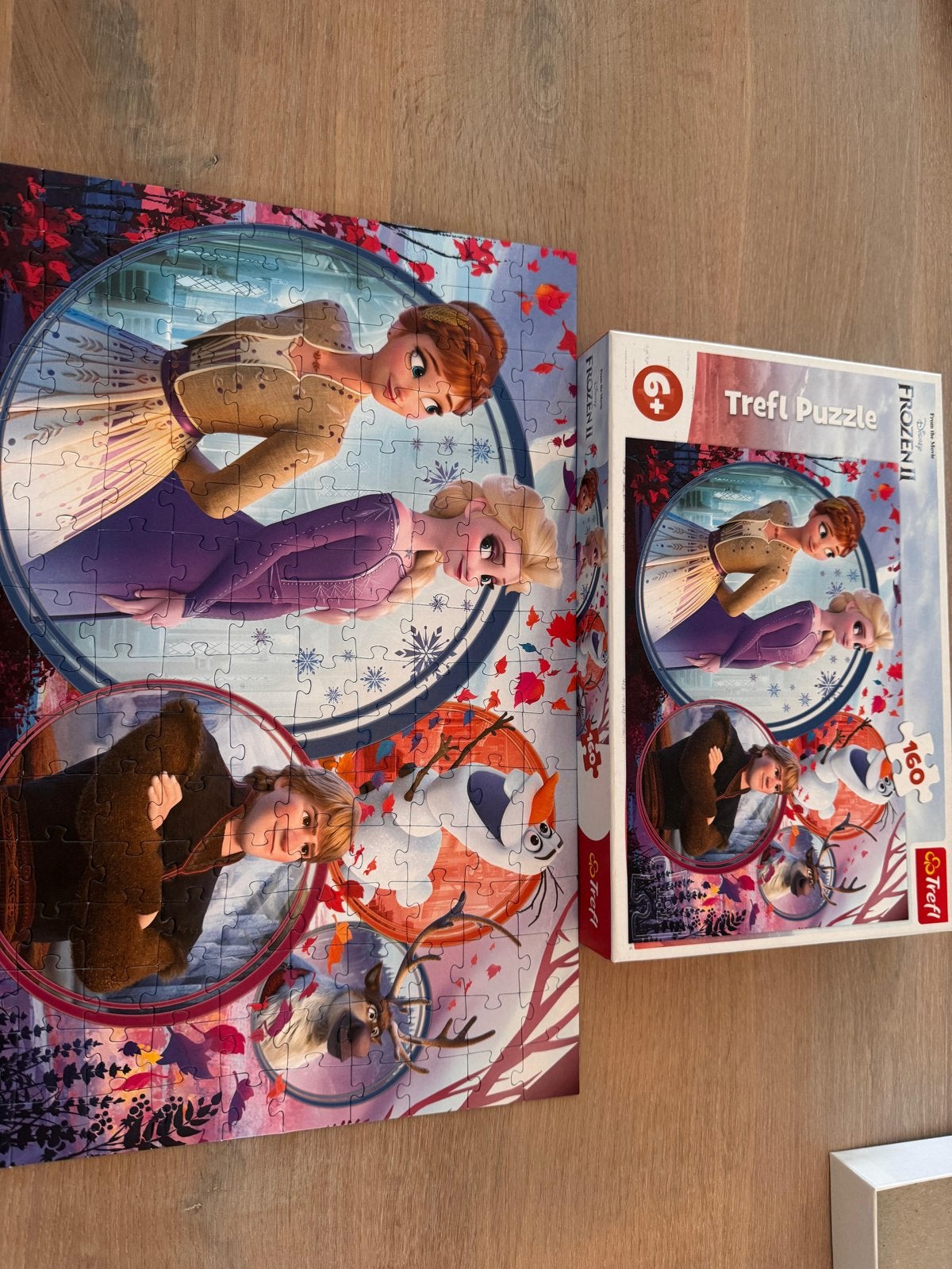 Trefl Frozen II Puzzel 160 stukjes, Ophalen, Meer dan 50 stukjes, Zo goed als nieuw, 6 jaar of ouder