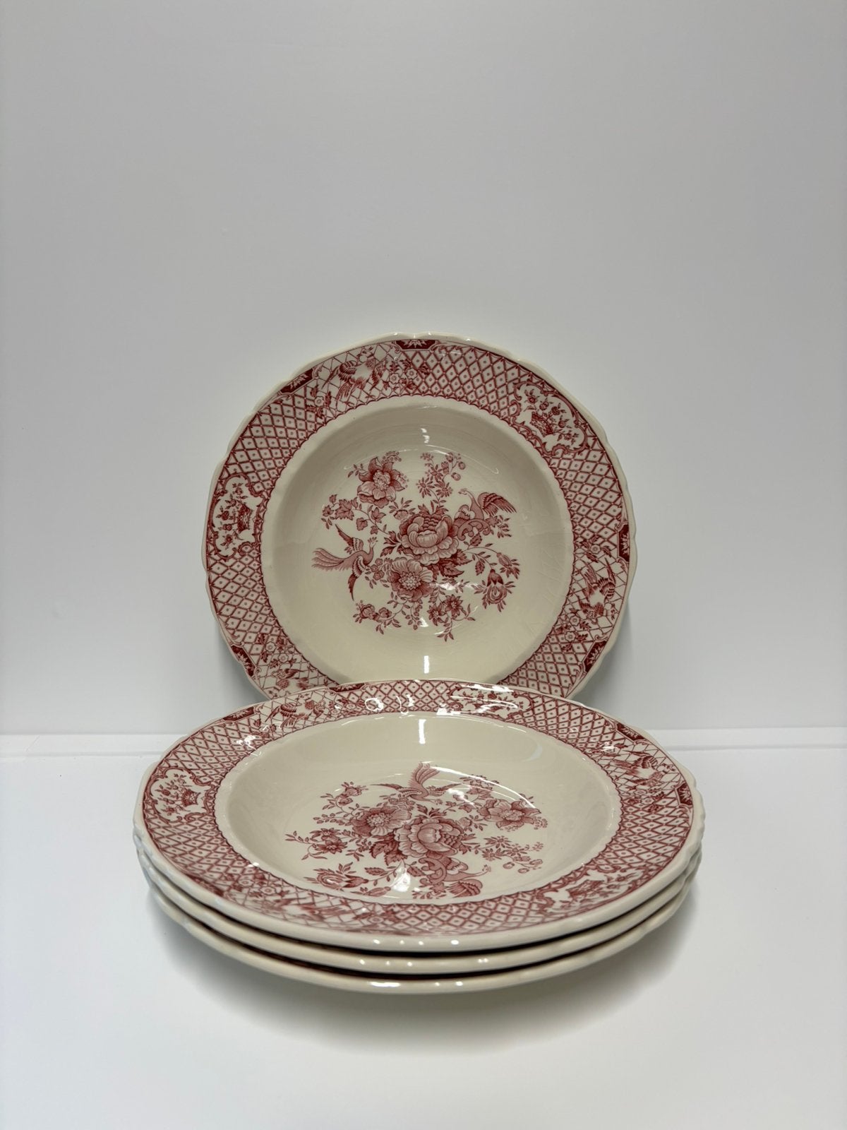 Vintage Mason’s Stratford diepe borden, Verzenden