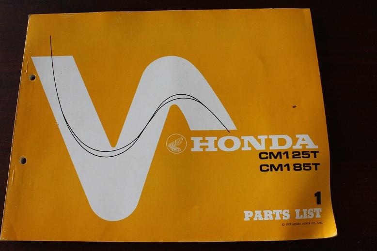 Honda CM125T CM185T 1977 motorcycle parts list CM 185 twin, Motoren, Ophalen of Verzenden, Honda