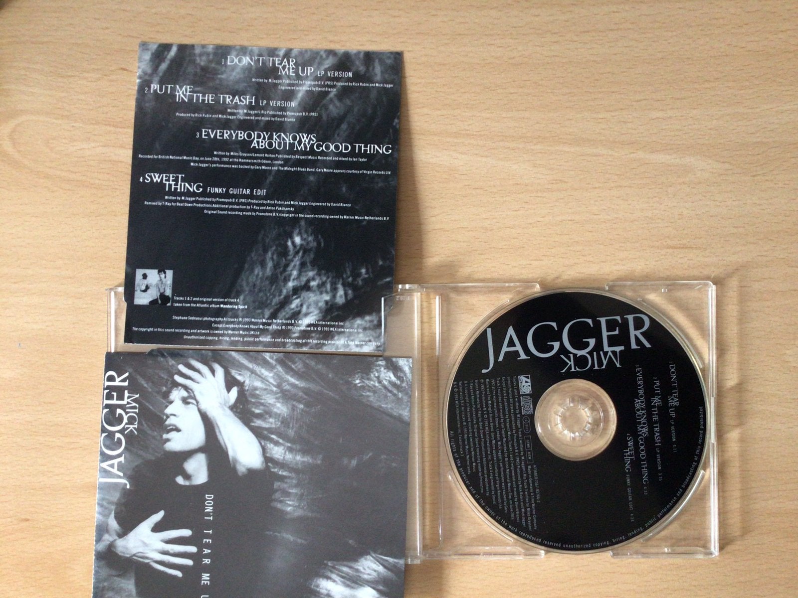 Mick Jagger-Don’t hearme up. Cd-single. EP, Ophalen of Verzenden, Zo goed als nieuw, Pop