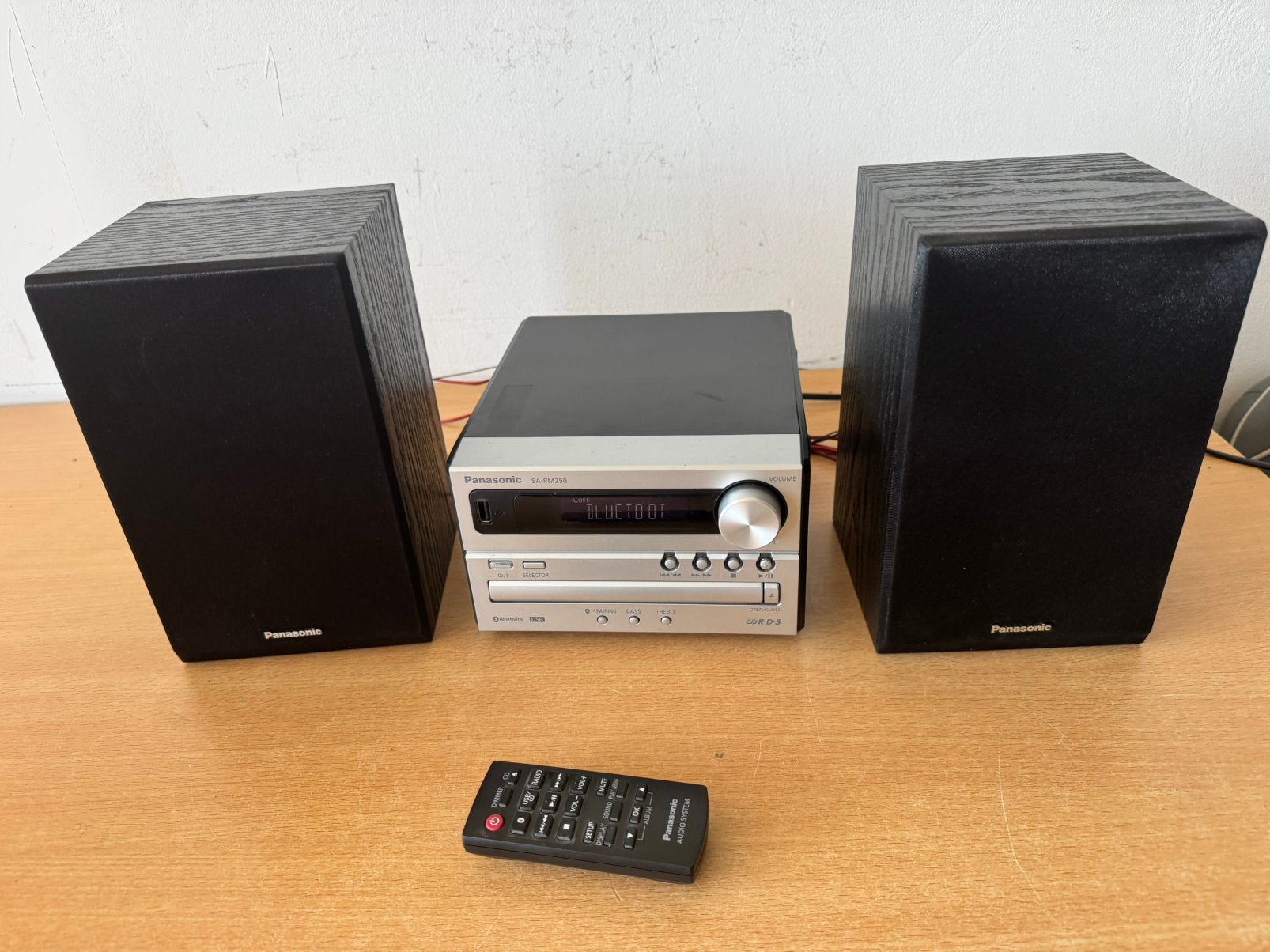 Stereo Panasonic SA-PM250 + AB, Ophalen of Verzenden, Zo goed als nieuw, Overige merken