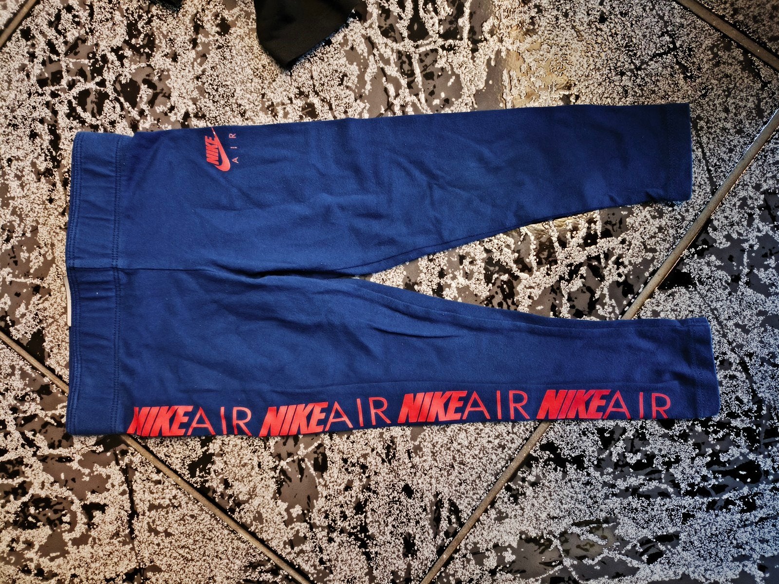 Nike Air legging maat 98 104 blauw, Broek, Gebruikt, Meisje, Ophalen of Verzenden