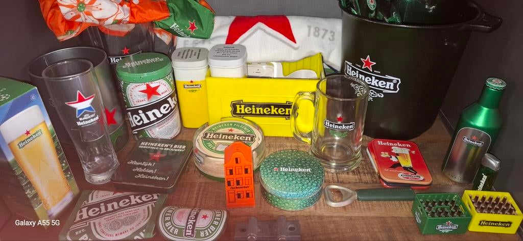 Heineken verzameling, Ophalen of Verzenden, Zo goed als nieuw, Heineken