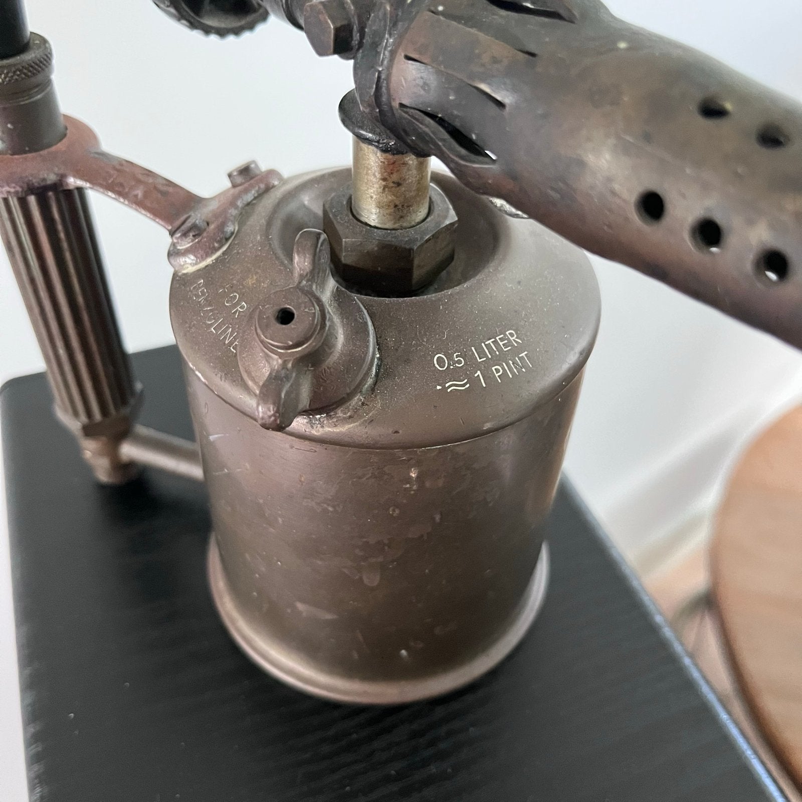 Antieke Soldeerlamp "Max Sievert" - 0.5 Liter Benzoline, Ophalen of Verzenden