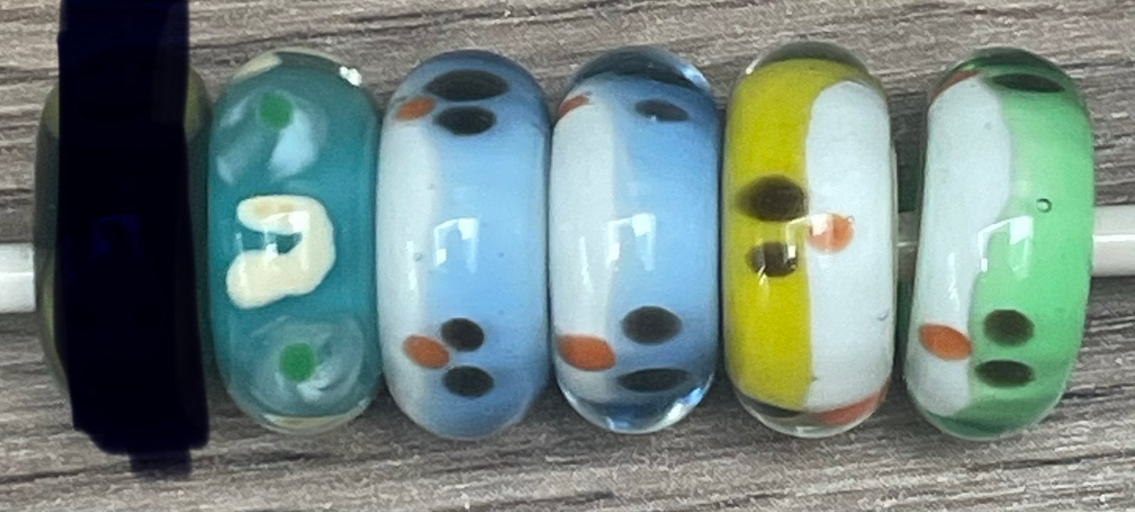 Leuke bedeltjes van Murano glas, nieuw, 2 stuks = €1, Ophalen, Nieuw, Glas of Kristal, Overige merken
