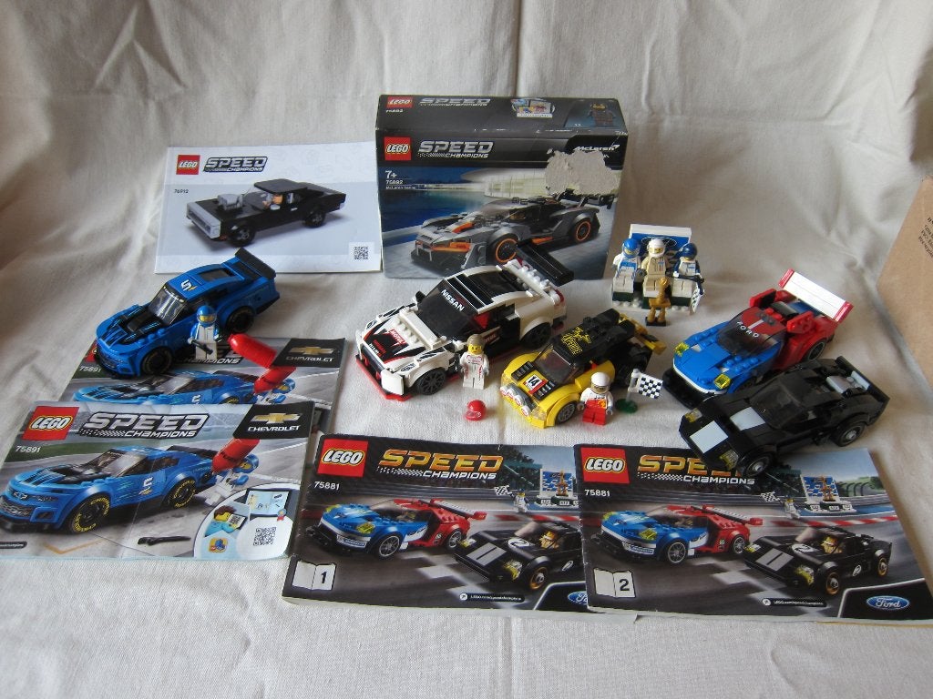 lego cars lot 1 - 75881 - 75891 - 76896 - 60113 - 75892, Kinderen en Baby's, Speelgoed | Duplo en Lego, Lego, Zo goed als nieuw