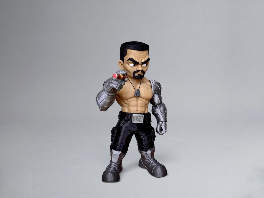 Jax Briggs – 31 cm – Mortal Kombat Figuur, Ophalen of Verzenden, Nieuw, Fantasy