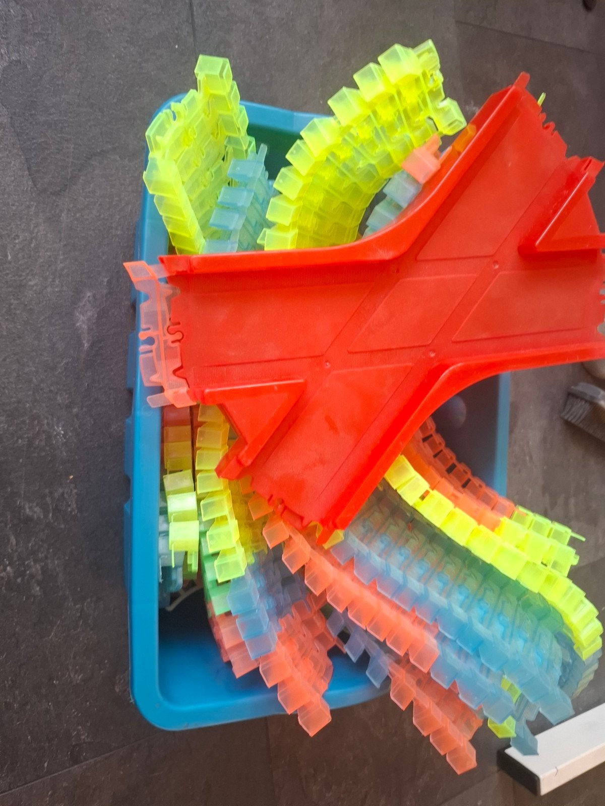 racetracks plastic, Zelf te bouwen, Handmatig, Ophalen, Overige merken