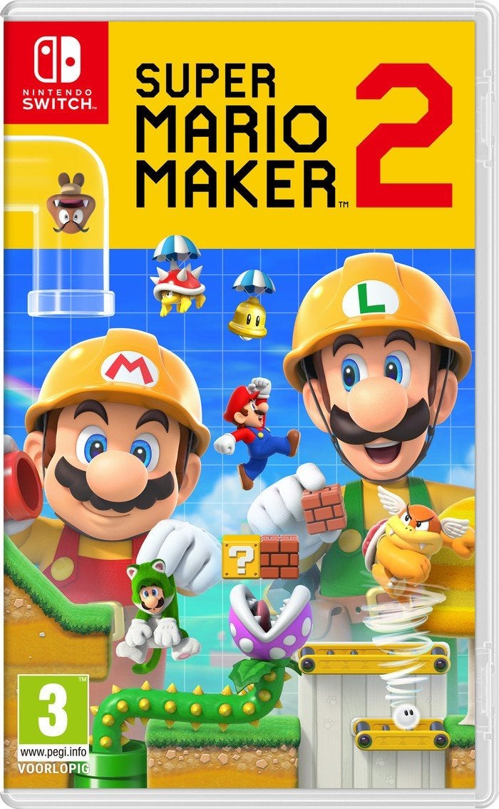 Super Mario Maker 2, Nintendo Switch, 1 speler, Zo goed als nieuw, Vanaf 3 jaar, Ophalen