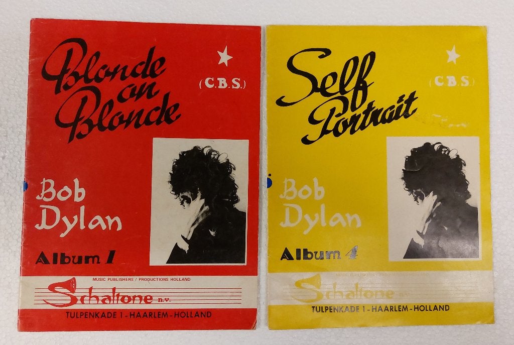 Bob Dylan 2 x BLADMUZIEK Blonde on Blonde Self Portrait, Gebruikt, Verzenden, Bob Dylan, NvT
