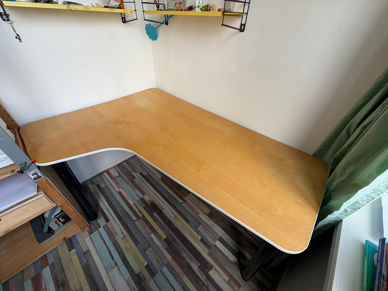 Hoektafel - Compact en Functioneel, Ophalen, Gebruikt, 75 cm of meer, Overige vormen