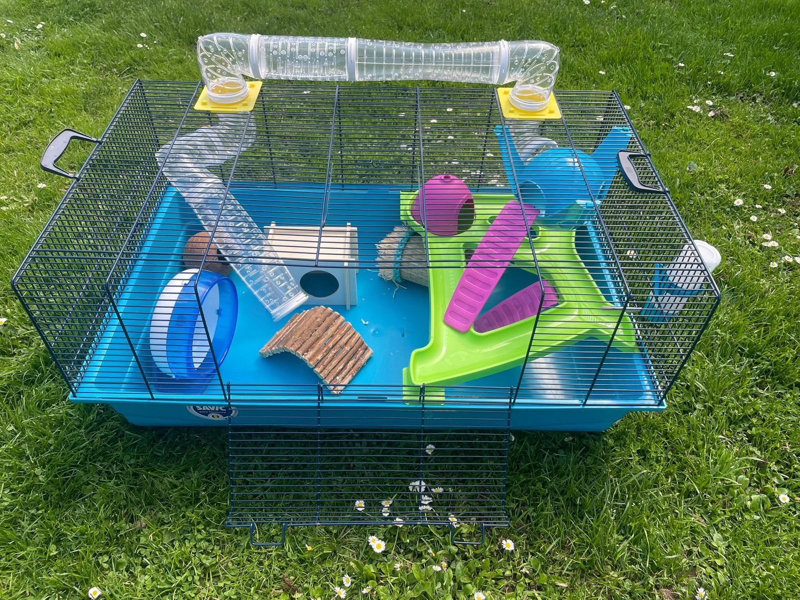 Hamsterkooi en accessoires/toebehoren, Ophalen, Kooi, Gebruikt, 60 tot 90 cm