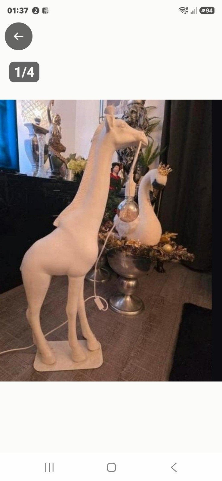 Deze unieke giraffe lamp is een echte blikvanger, Ophalen, Nieuw, Overige typen