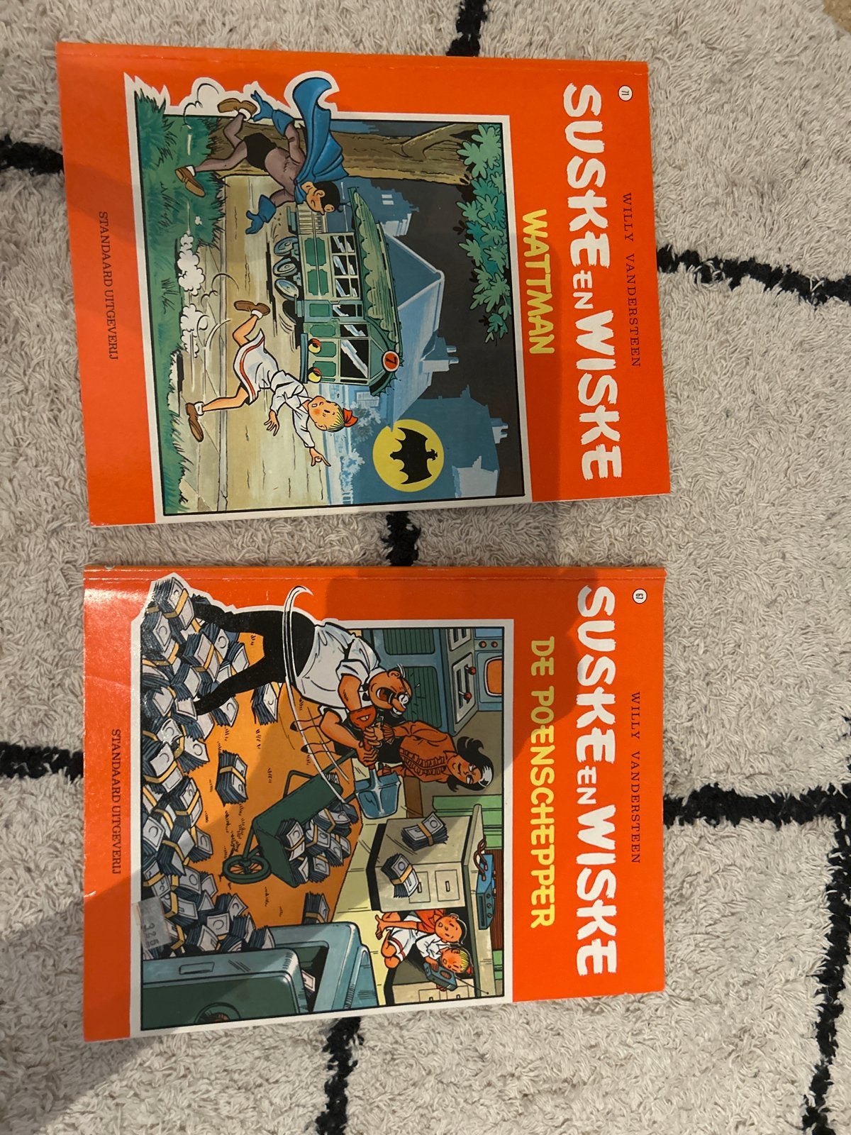 1986 Suske Wiske Wattman & De Poenschepper (2 stripboeken), Boeken, Stripboeken, Meerdere stripboeken, Ophalen of Verzenden, Gelezen