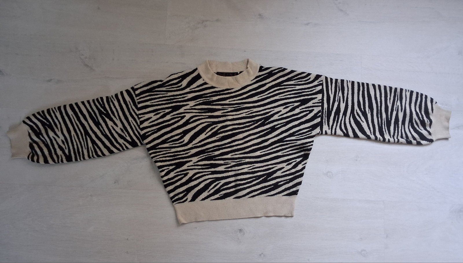 D-ZINE Zebra Print Trui - Maat 128/134, Meisje, D-Zine, Trui of Vest, Ophalen of Verzenden