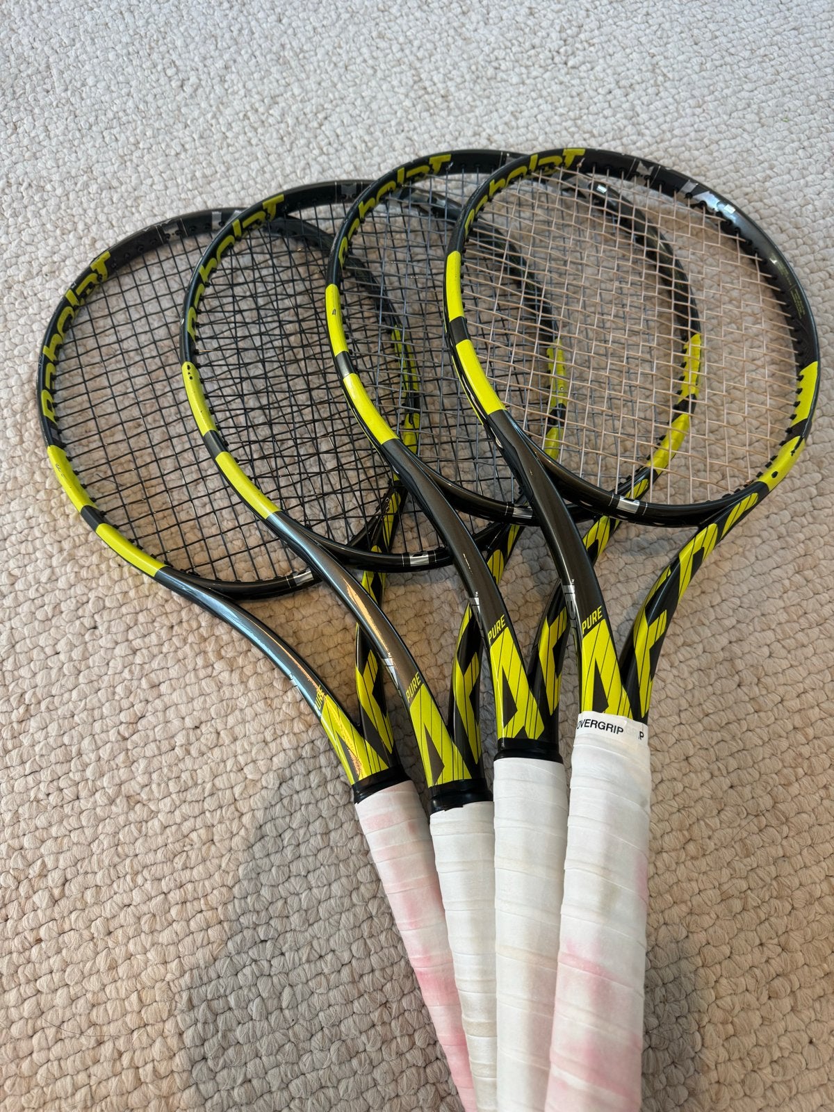 Babolat Pure Aero 98 L2 VS Alcaraz + Babolat tas, Ophalen, Gebruikt, Racket, Babolat