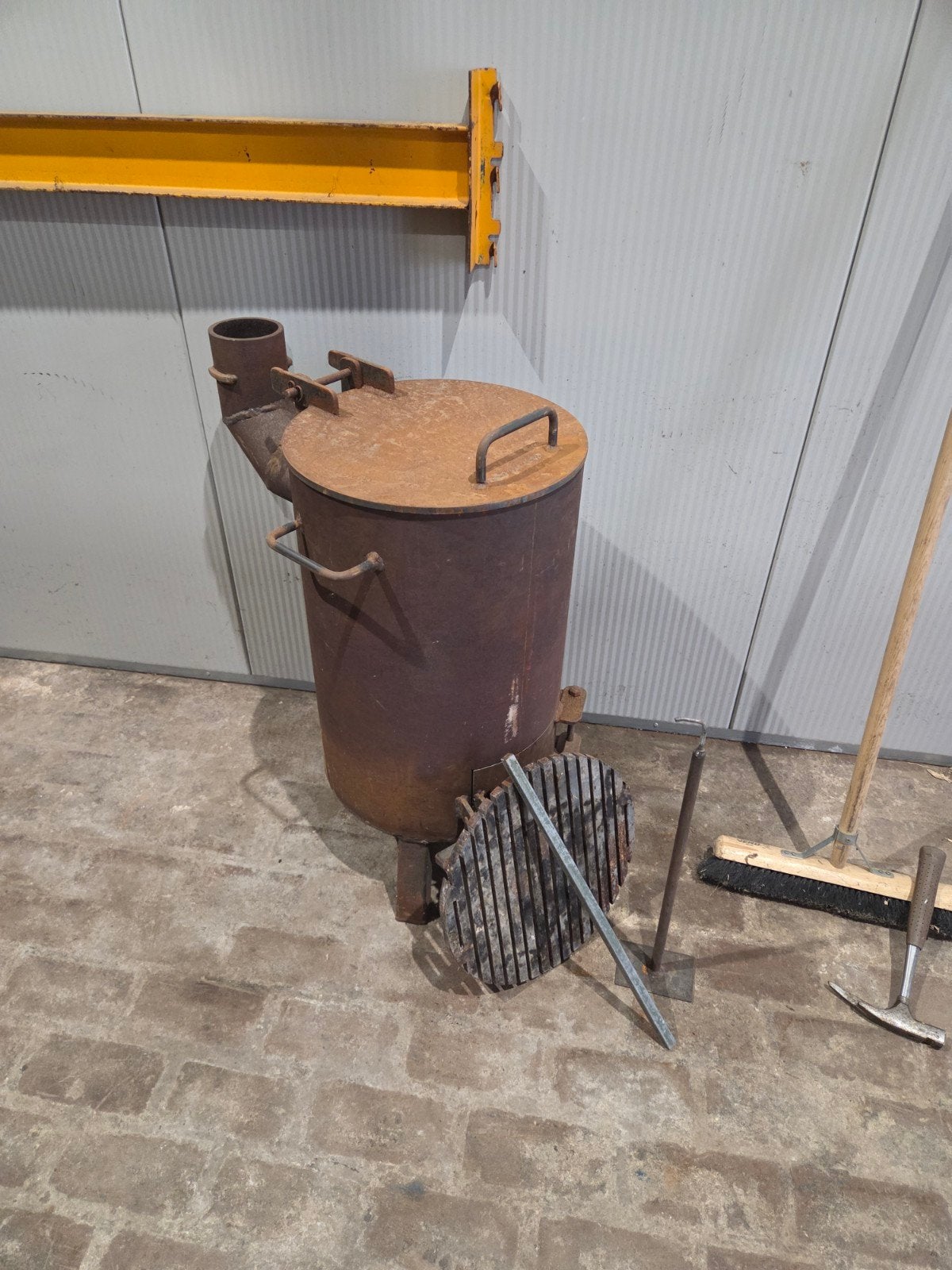 Robuuste Houtkachel - Ideaal voor Werkplaats/Garage, Ophalen