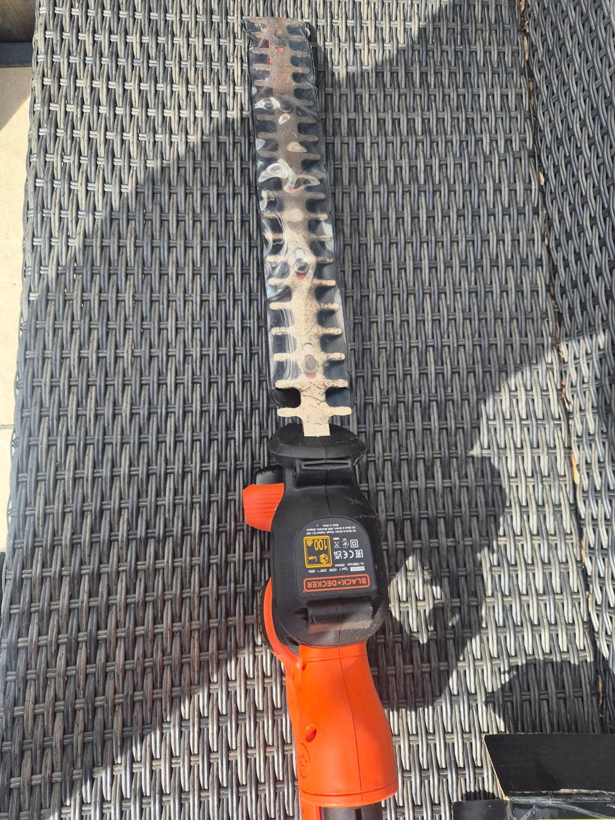 Elektrische heggenschaar, Tuin en Terras, Heggenscharen, Ophalen, Zo goed als nieuw, Elektrisch
