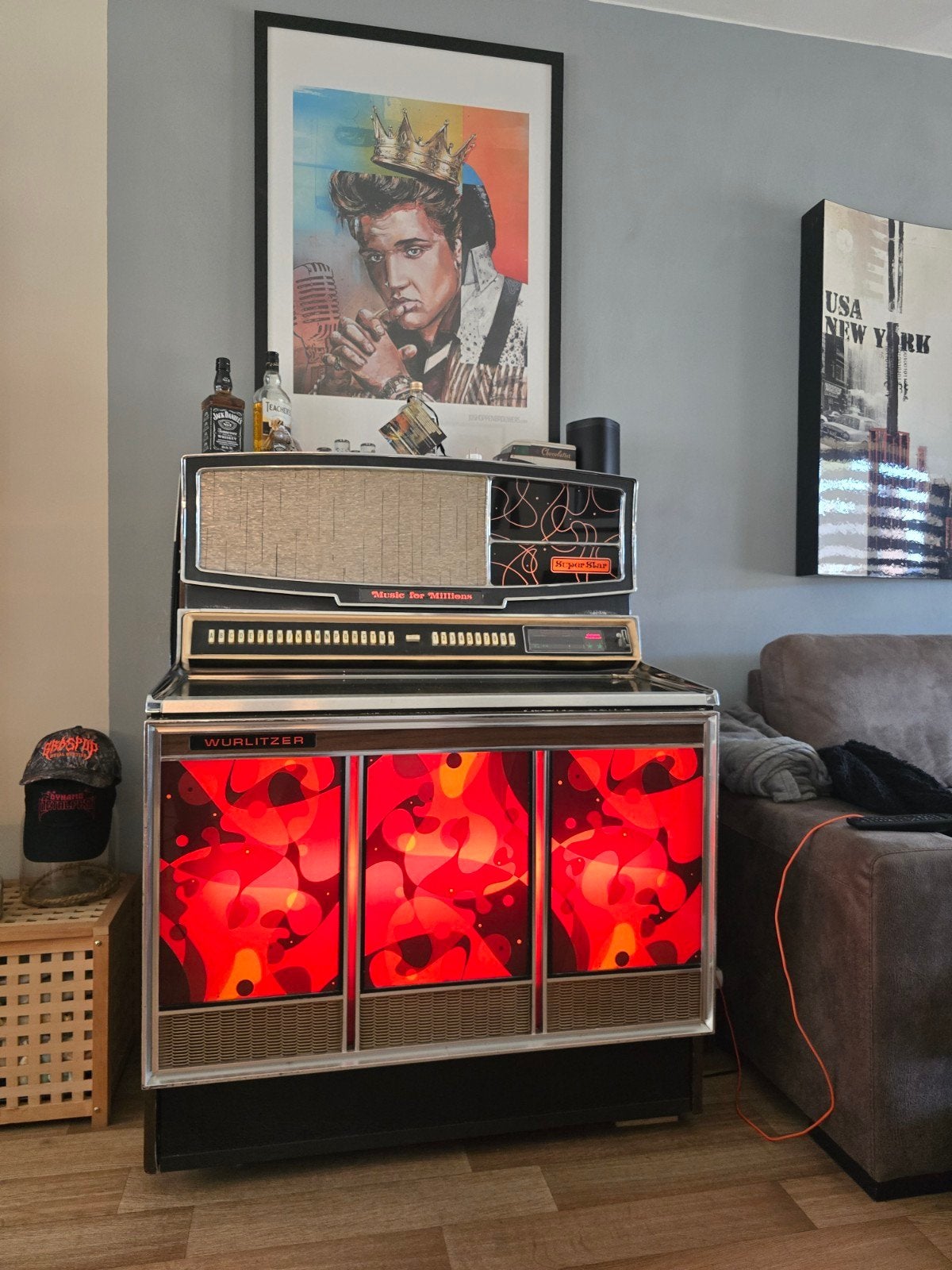 Wurlitzer 3600 Superstar Jukebox - Volledig Gereviseerd, Verzamelen, Ophalen, Wurlitzer