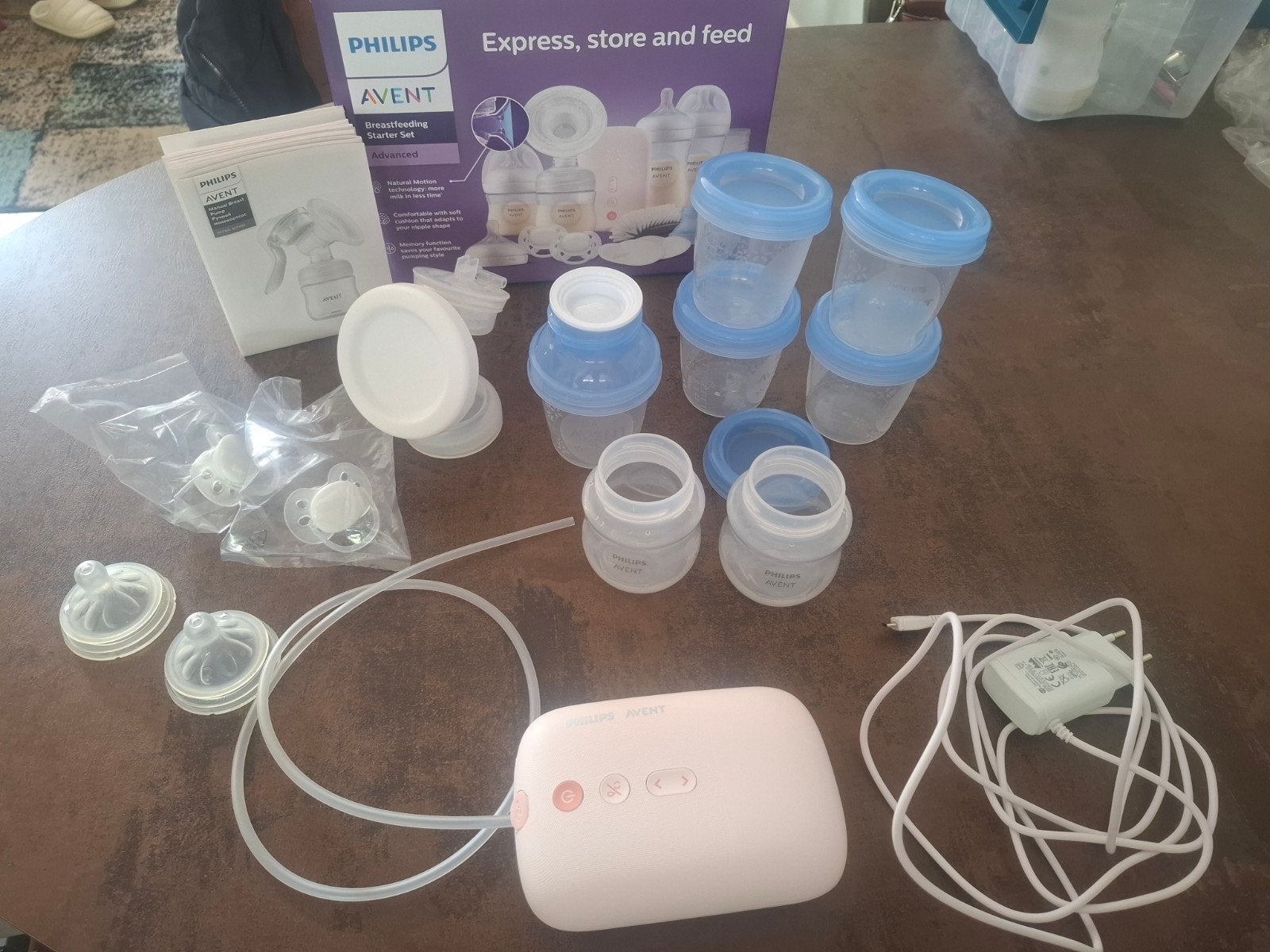 Philips Avent Borstkolf - Advanced, Kinderen en Baby's, Babyvoeding en Toebehoren, Draagbaar, Borstkolf, Zo goed als nieuw, Philips Avent