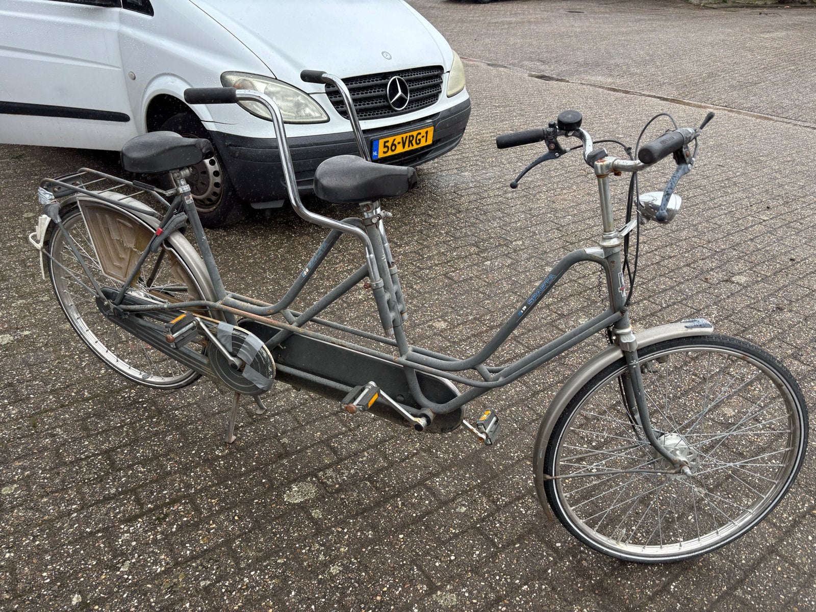 Sparta Tandem Tandemfiets - voor gezellige fietstochten!, Fietsen en Brommers, Minder dan 10 versnellingen, Gebruikt, Velgrem