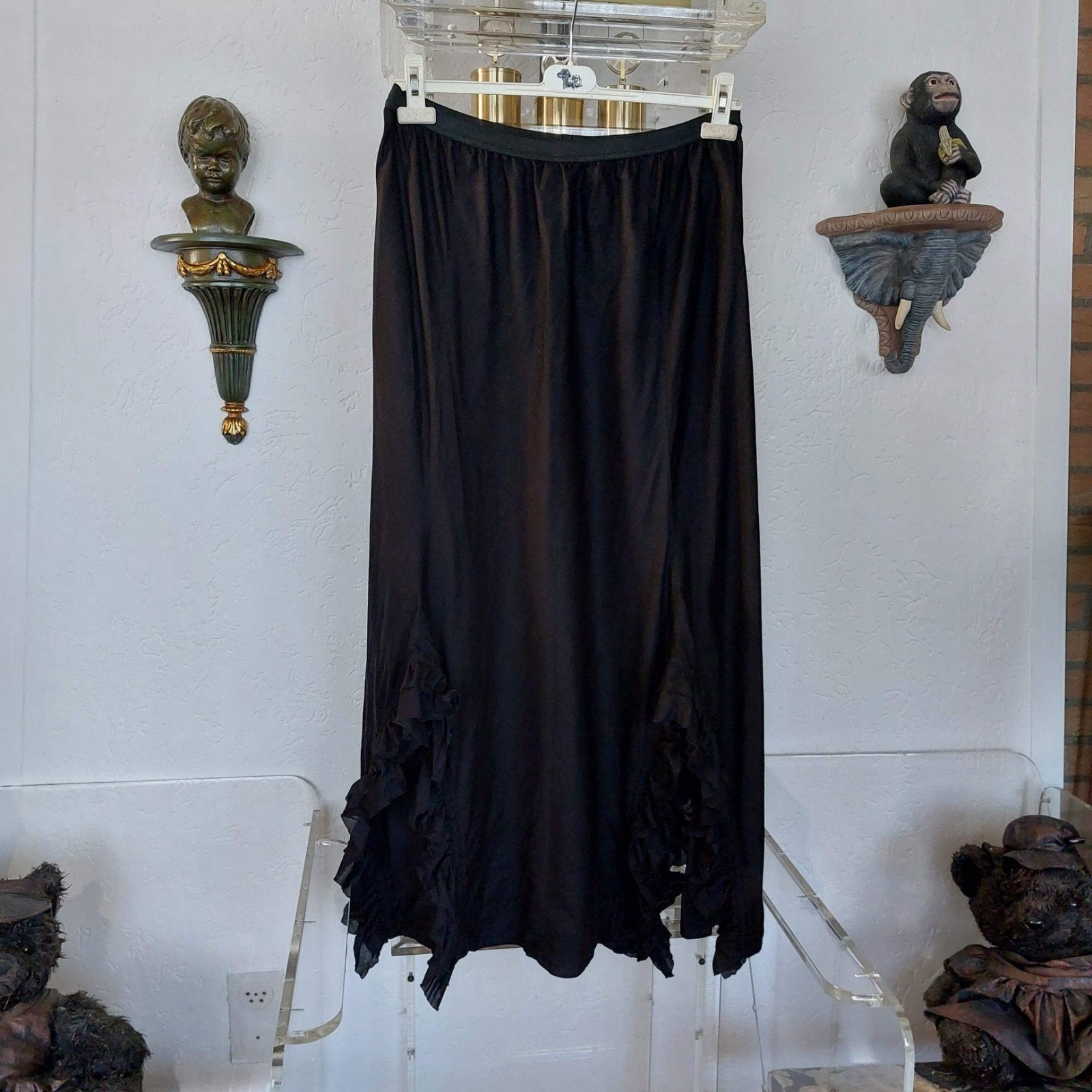 Rok van het merk Hebbeding.  Maat 2 (46/48), Kleding | Dames, Verzenden, Rok, Zwart, Hebbeding