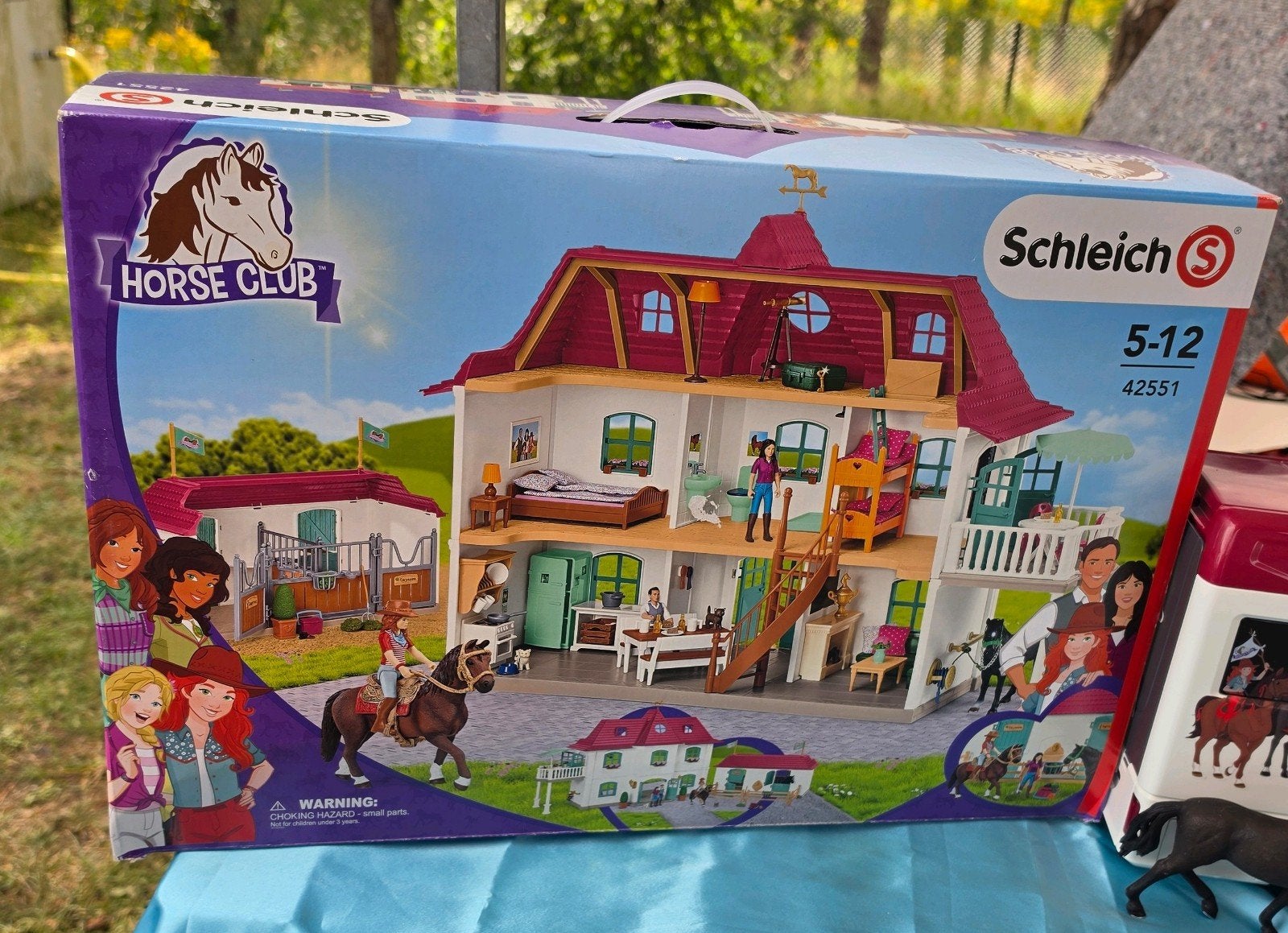 Schleich woonhuis, Ophalen, Gebruikt, Paard, Beeldje of Figuurtje