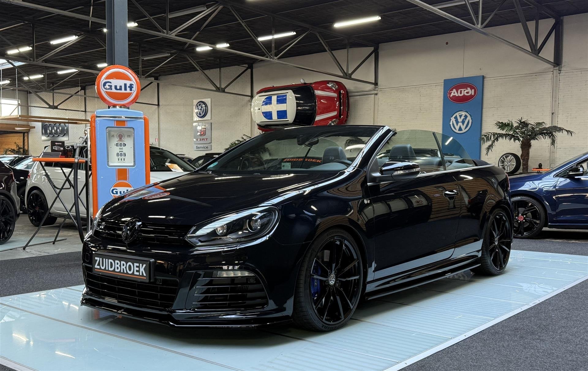 Volkswagen Golf 2.0 TSI R DSG 4-Motion | Cabrio | Leer | Max, Auto's, Automaat, Gebruikt, 1370 kg, 4 cilinders