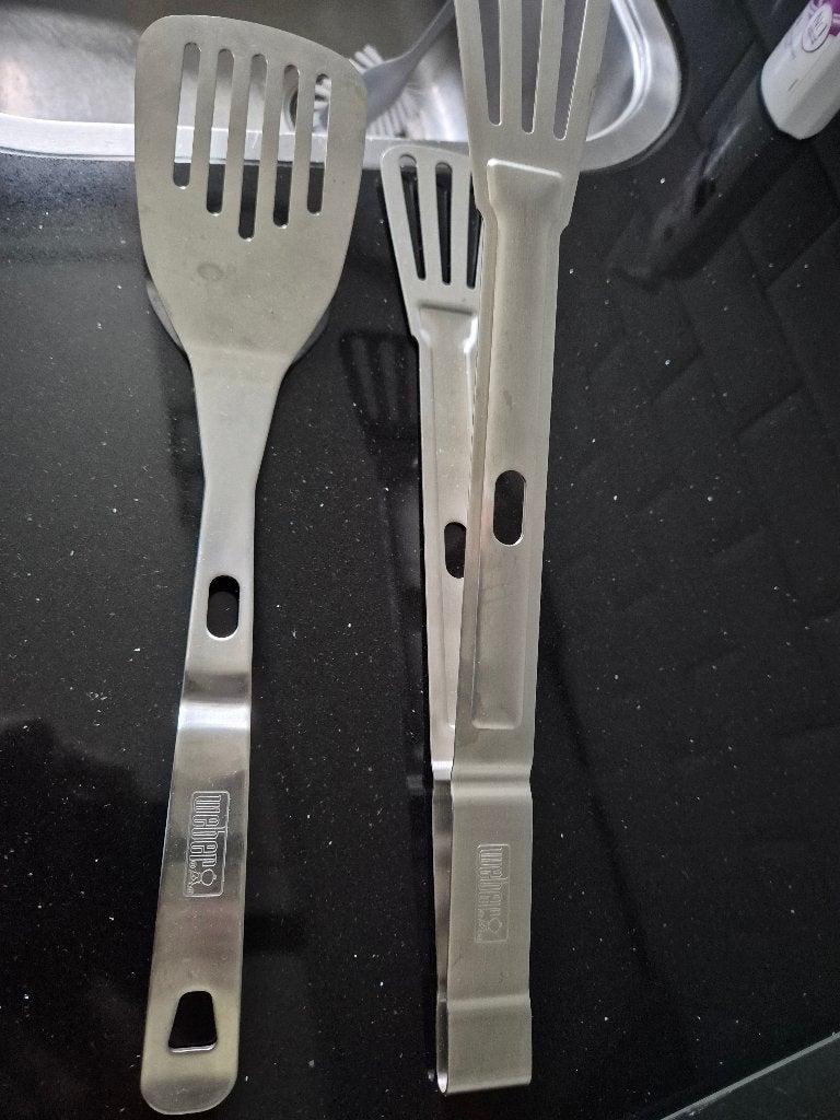 2 weeber bbq gereedschap, Ophalen, Zo goed als nieuw, WEBER BBQ