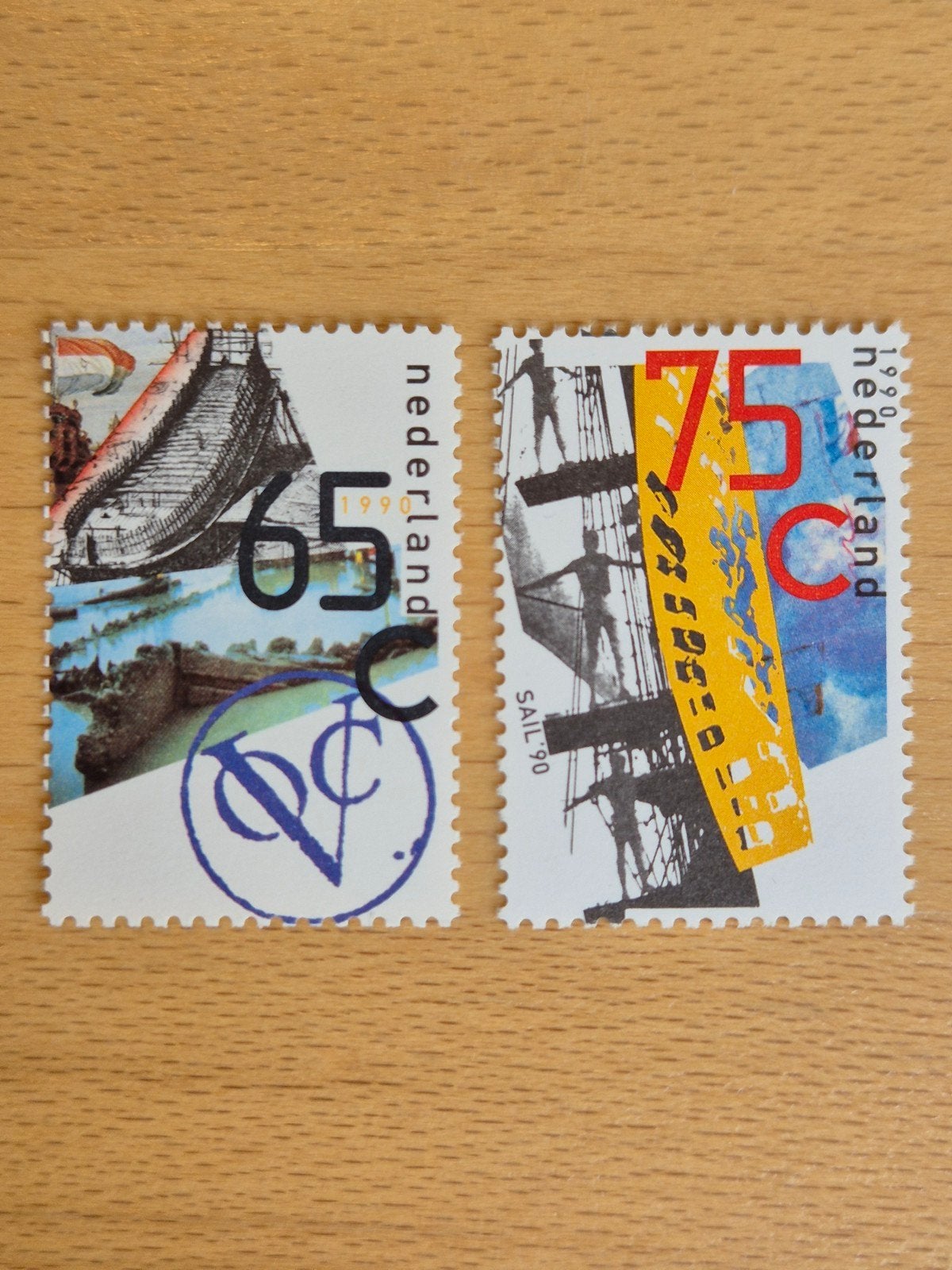 Nederland 1990 VOC en Sail Amsterdam, Ophalen of Verzenden, Na 1940, Postfris