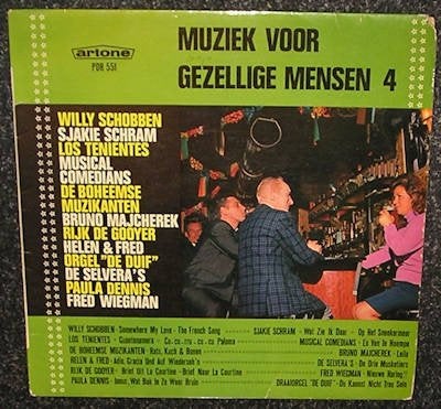 Muziek voor gezellige mensen 4 – Div. Artiesten 1966 LP2079, Cd's en Dvd's, LP, Gebruikt, Pop, Ophalen of Verzenden