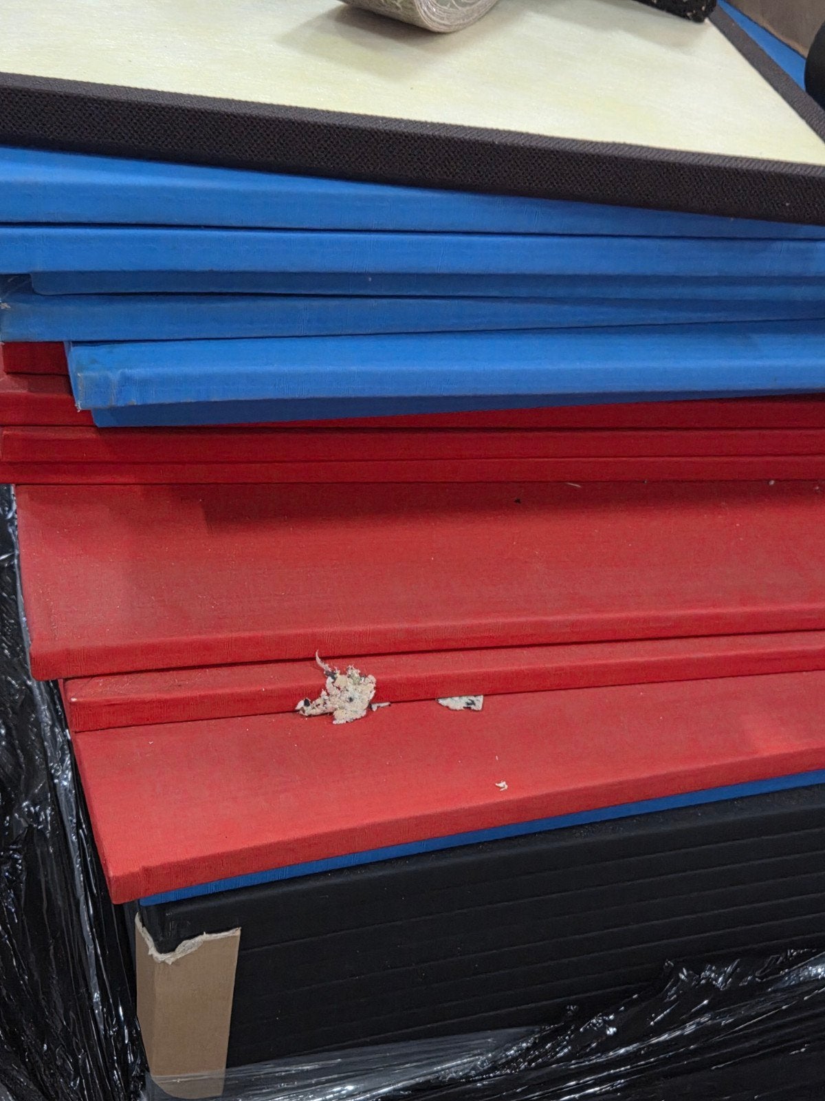 Tatami Yoga Matten 2 cm dik - Blauw, Zwart, Rood, Ophalen of Verzenden, Nieuw, Fitnessmat