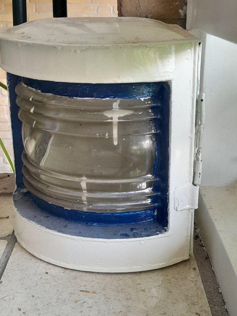 Scheepslamp stuurboord, Verzenden, Gebruikt, Motorboot, Gebruiksvoorwerp