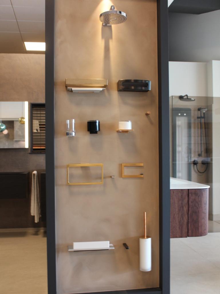 MP18  Luxe KEUCO sanitair accessoire showbord - showroom., Doe-het-zelf en Verbouw, Sanitair, Ophalen, Glas, Overige typen, Nieuw
