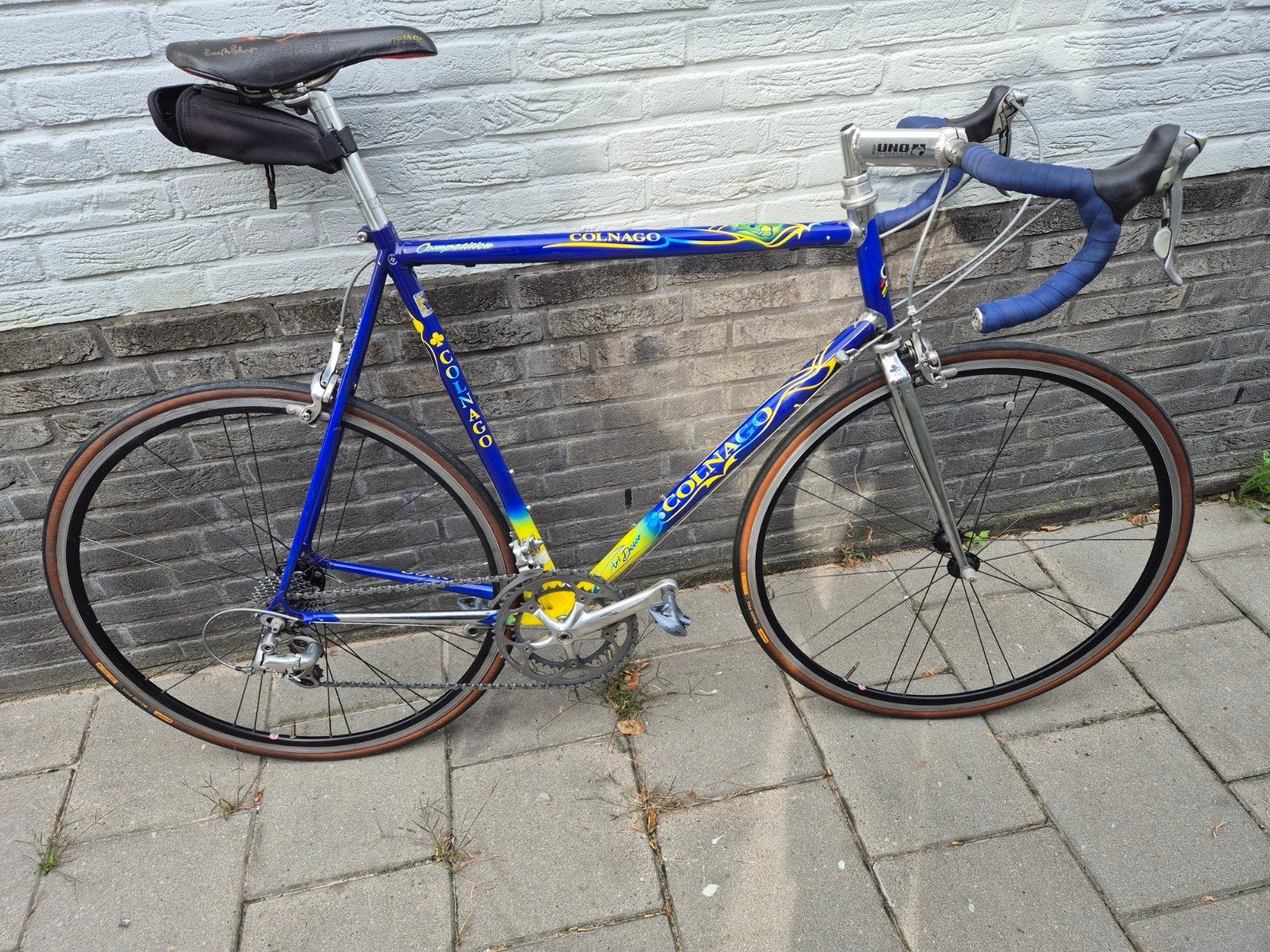 Colnago compitition art decor, Fietsen en Brommers, Fietsen | Racefietsen, Gebruikt, 15 tot 20 versnellingen, 57 tot 61 cm, Ophalen
