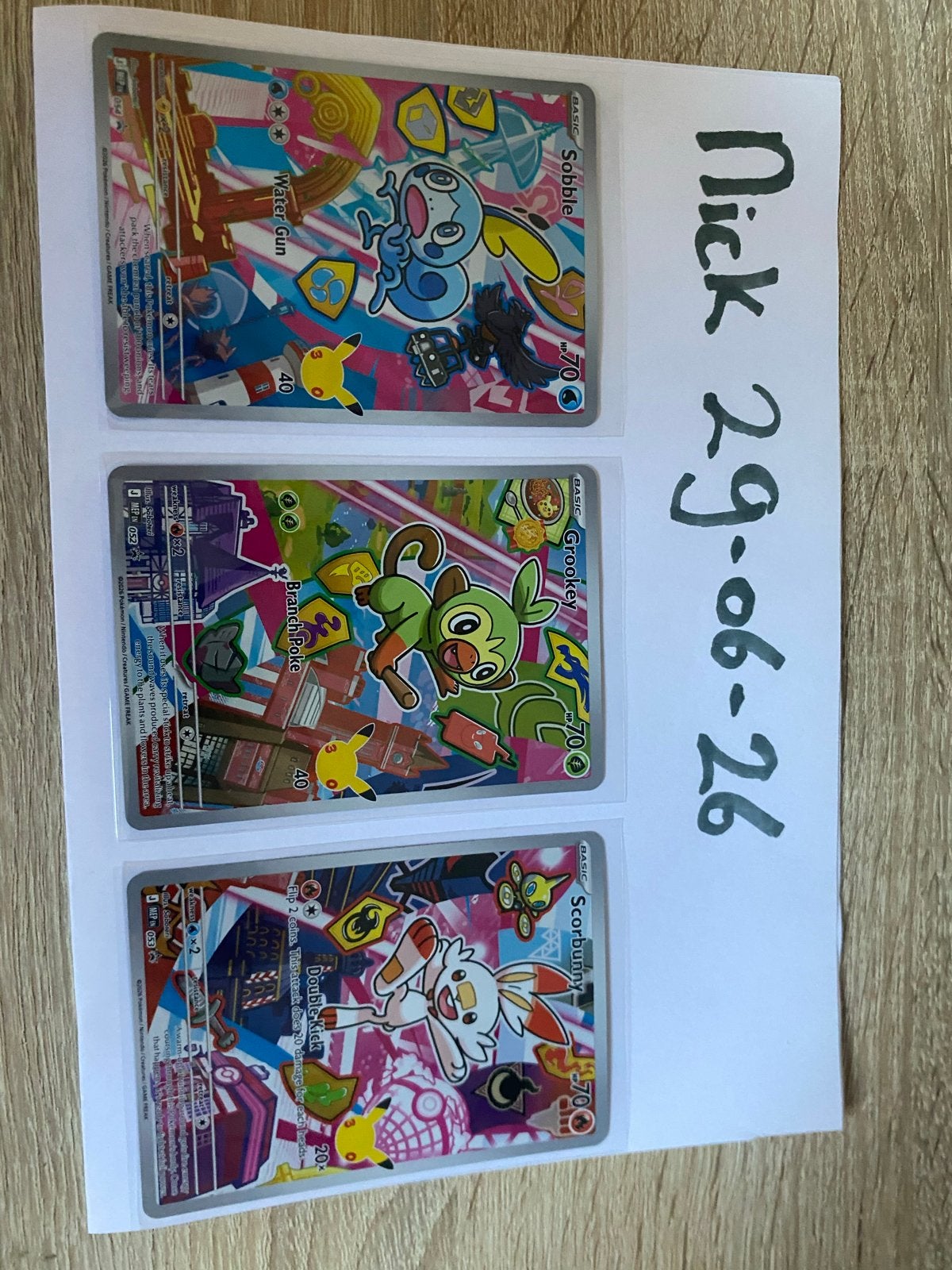 Pokémon partner series 2 gen 8, Ophalen of Verzenden, Zo goed als nieuw, Meerdere kaarten