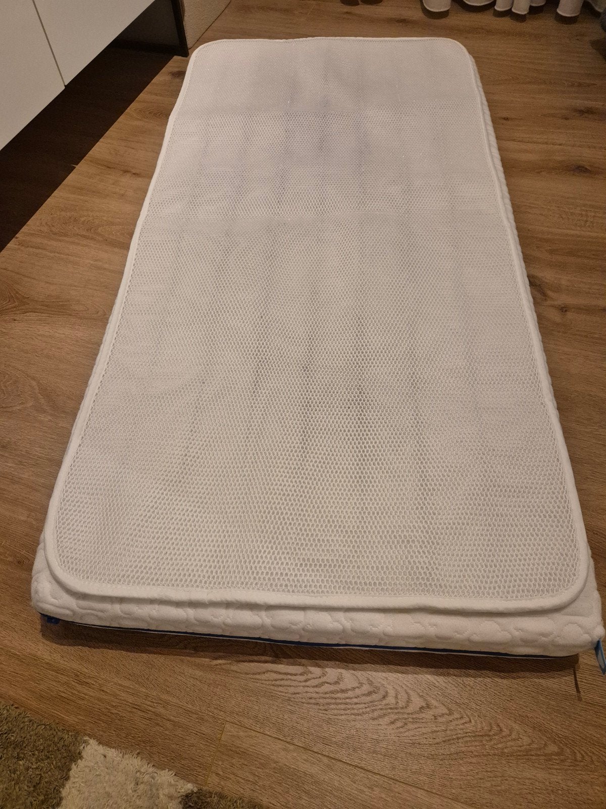 Aerosleep Evolution 60x120 incl. 3 Aerosleep hoeslakens, Jongetje of Meisje, Wit, Ophalen of Verzenden, Zo goed als nieuw