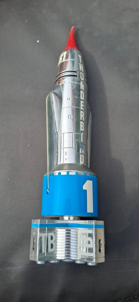 Vintage Thunderbirds 1 raket speelgoed, Ophalen of Verzenden, Gebruikt