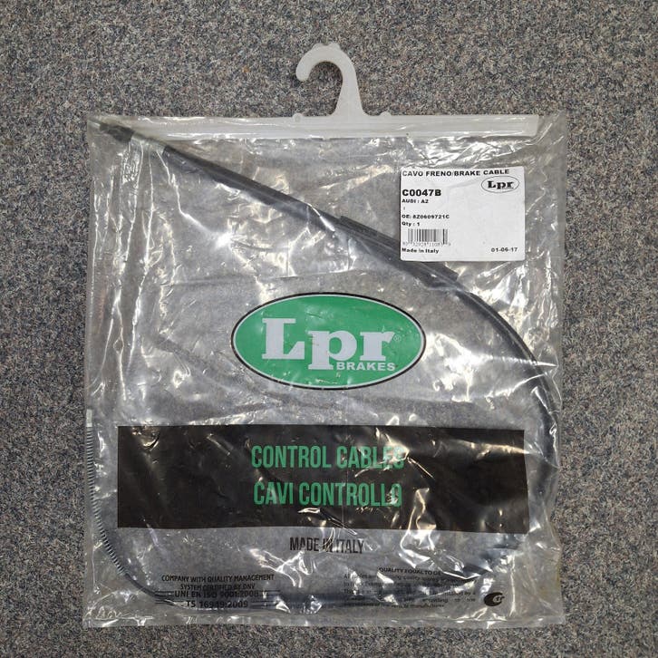 Nieuw: LPR C0047B - Handremkabel/Parkeerremkabel (Audi A2)