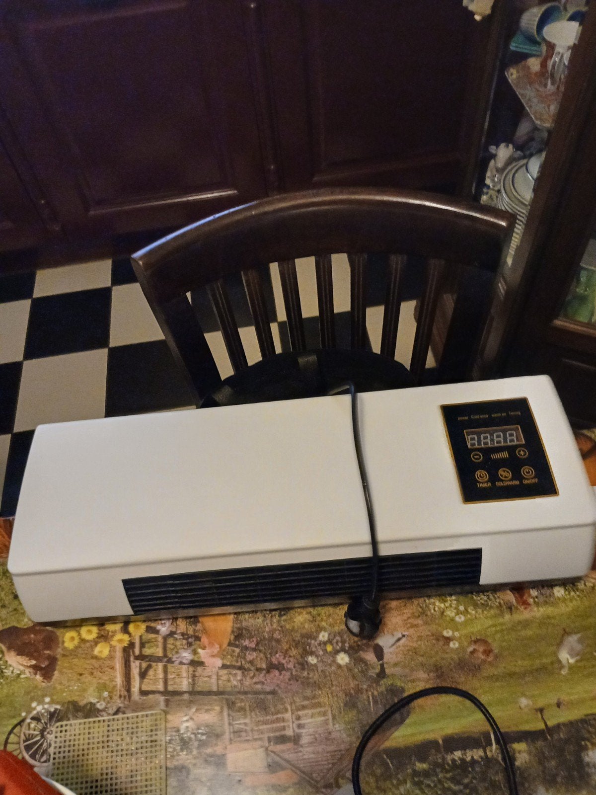 Elektrische wandverwarming met afstandsbediening, Minder dan 30 cm, Kachel, Ophalen of Verzenden, Zo goed als nieuw