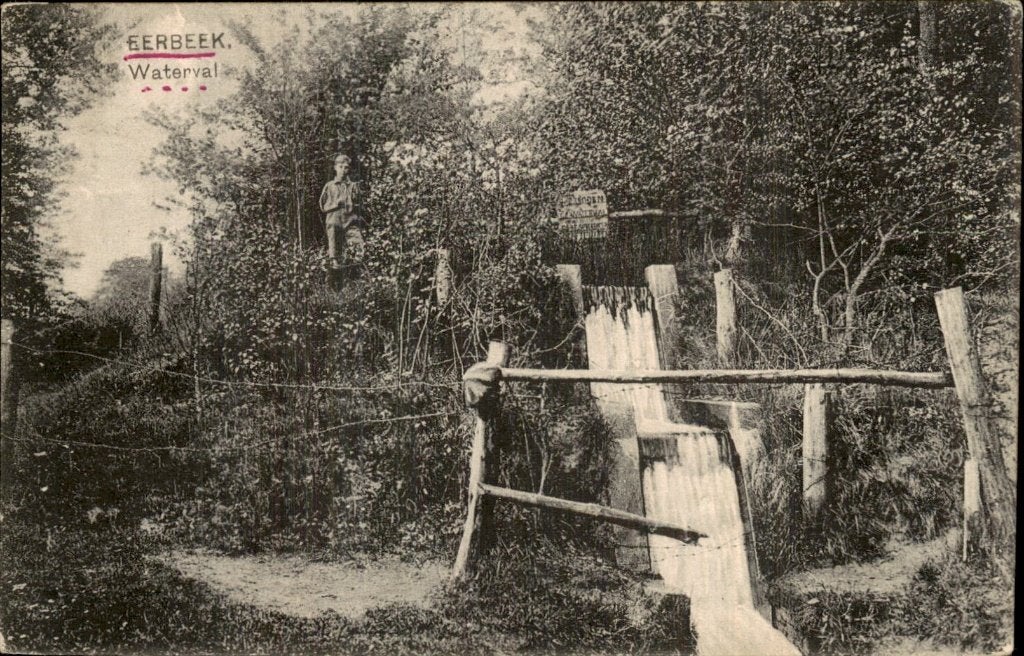 Eerbeek - Waterval - Stuw, Verzamelen, Ansichtkaarten | Nederland, Gelopen, Gelderland, 1920 tot 1940, Ophalen of Verzenden