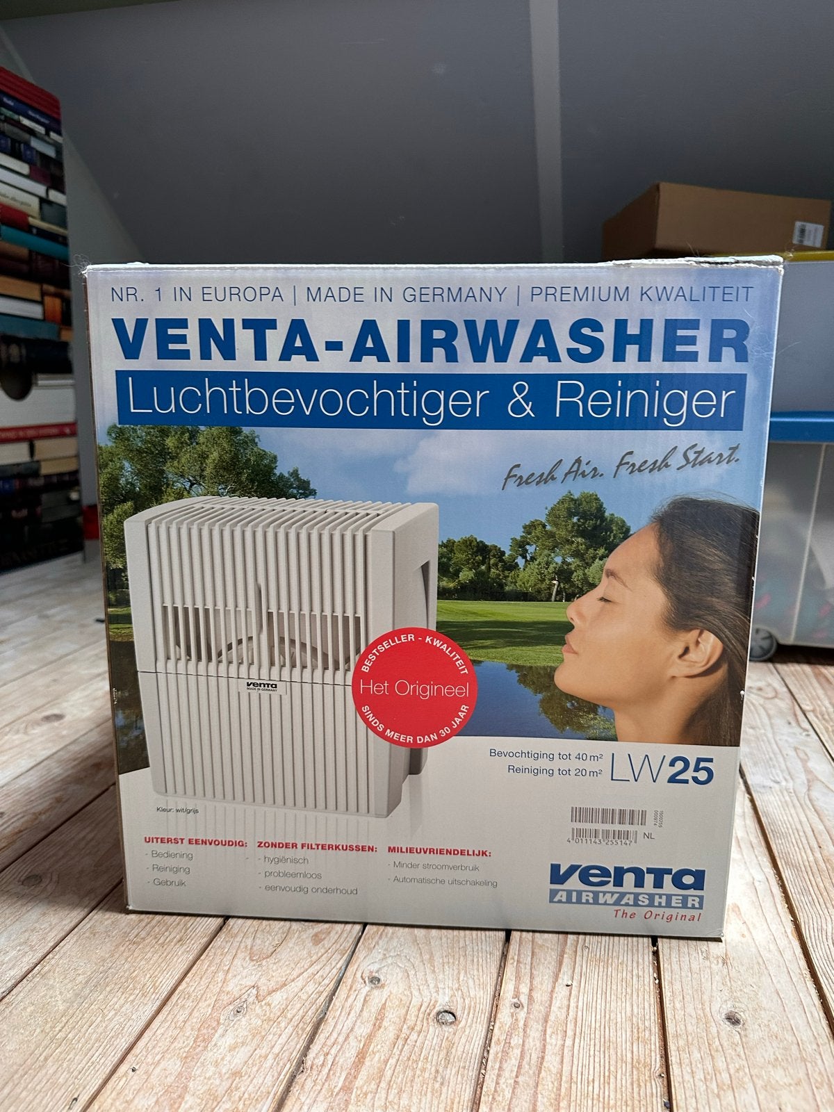 Venta Airwasher LW25 Luchtbevochtiger & Luchtreiniger, Ophalen of Verzenden, Zo goed als nieuw, Luchtbevochtiger