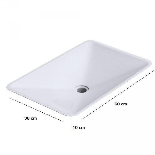 Waskom, wasbak, witte wastafel, opzetwastafel, wit, C-805, Verzenden, Nieuw, Wastafel