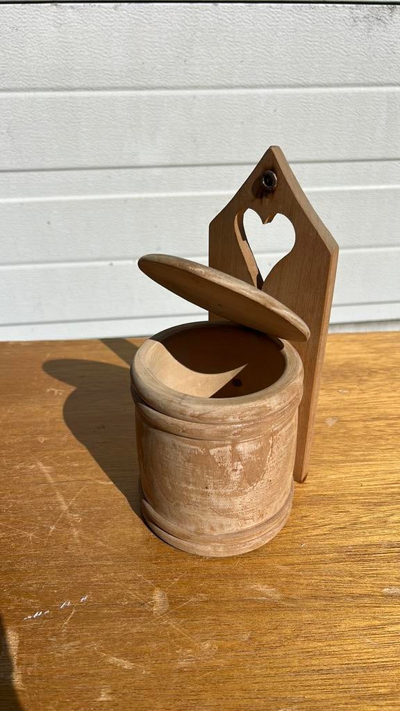 Antieke houten zweedse voorraadpot, Ophalen of Verzenden