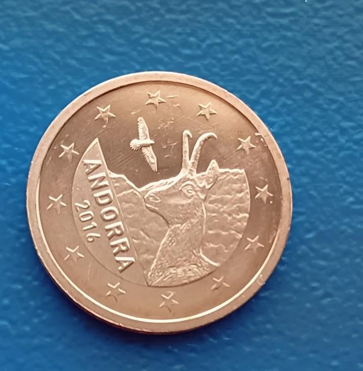 Andorra 2 Eurocent - 2016 UNC, Verzenden, Overige landen, 2 cent, Losse munt