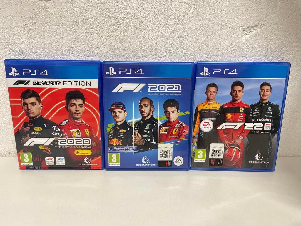 F1 2021, F1 22 - PS4 Games Bundel, Spelcomputers en Games, Games | Sony PlayStation 4, 1 speler, Racen en Vliegen, Eén computer