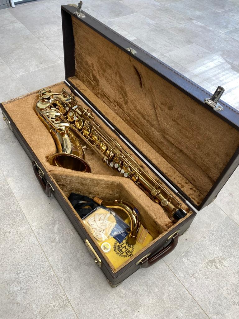 Tenorsaxofoon Selmer SA80 gelakt...= volledig gereviseerd!, Ophalen, Gebruikt, Tenor, Met koffer