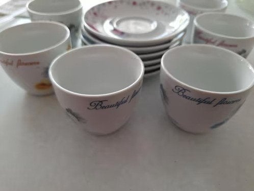 12-delig koffie servies hh, Onbekend, Ophalen of Verzenden, Zo goed als nieuw, Onbekend